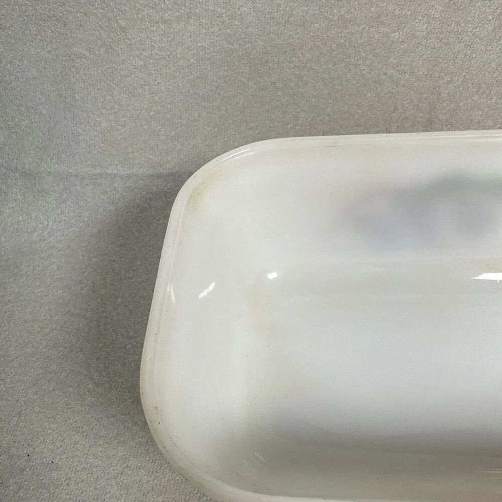 VINTAGE ANCHOR HOCKING FIRE KING GAY FAD FRUIT LOAF PAN 8